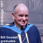Bill Goodall - Graduated from Edinburgh University (1977)
